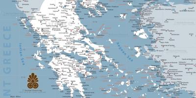 Քարտեզը Հին Հունաստանում